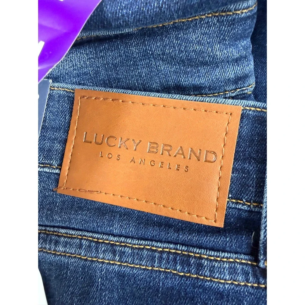 Lucky‎ Brand 410 Athletic Straight Mens 40x34 Blue Jeans 1624865
